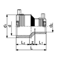 Elektroredukce Wavin PE100 SDR11, d 25 x 20