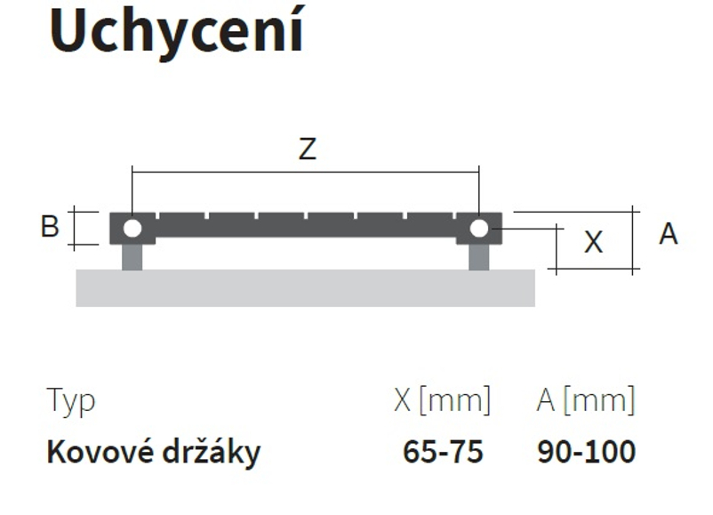 Těleso topné designové Isan Collom Uni 1800 x 602 mm, 1356 W, kombi + klasické připojení, sněhově bílá RAL 9016