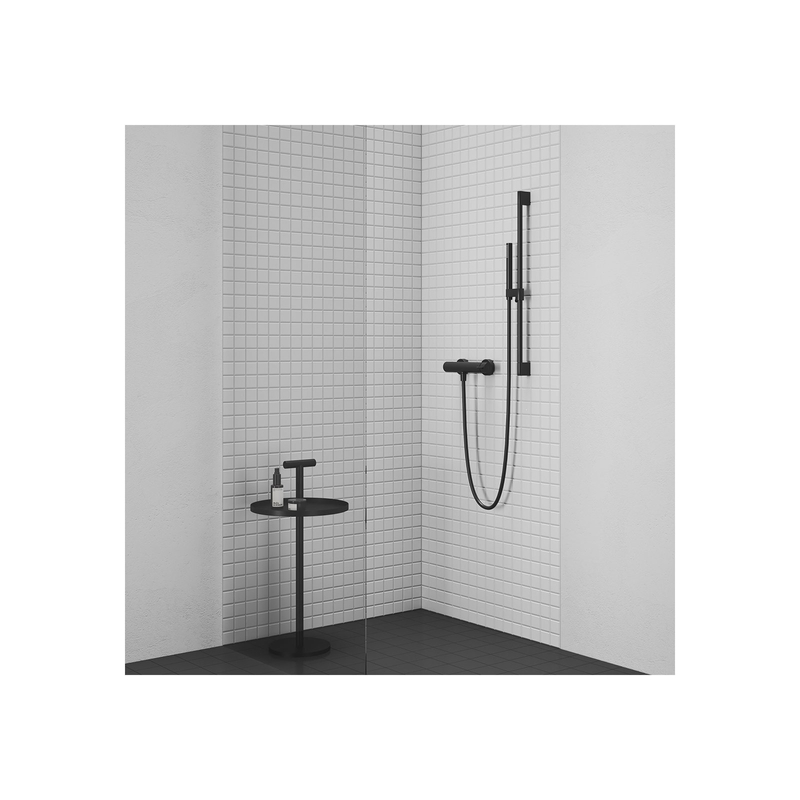 Tyč s posuvným držákem sprchy Ravak Chrome 974.20BLM 70cm Black Matt