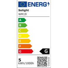 Solight LED montážní lampa 5W, 400lm, COB, kabel 5m