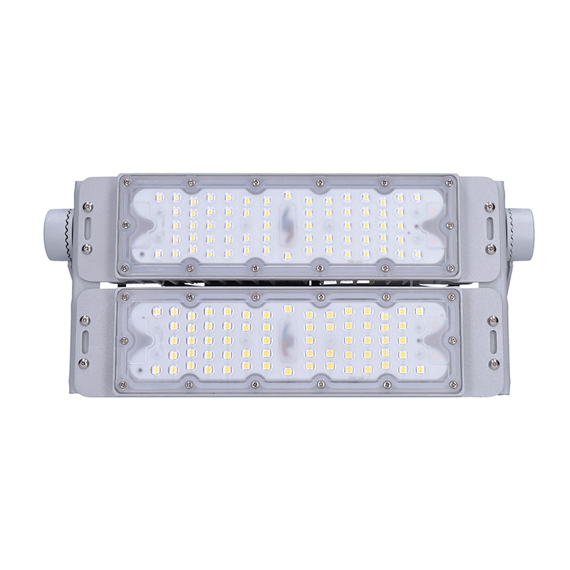 Solight LED venkovní reflektor Pro+2, 100W, 15000lm, 4000K, IP65, šedá