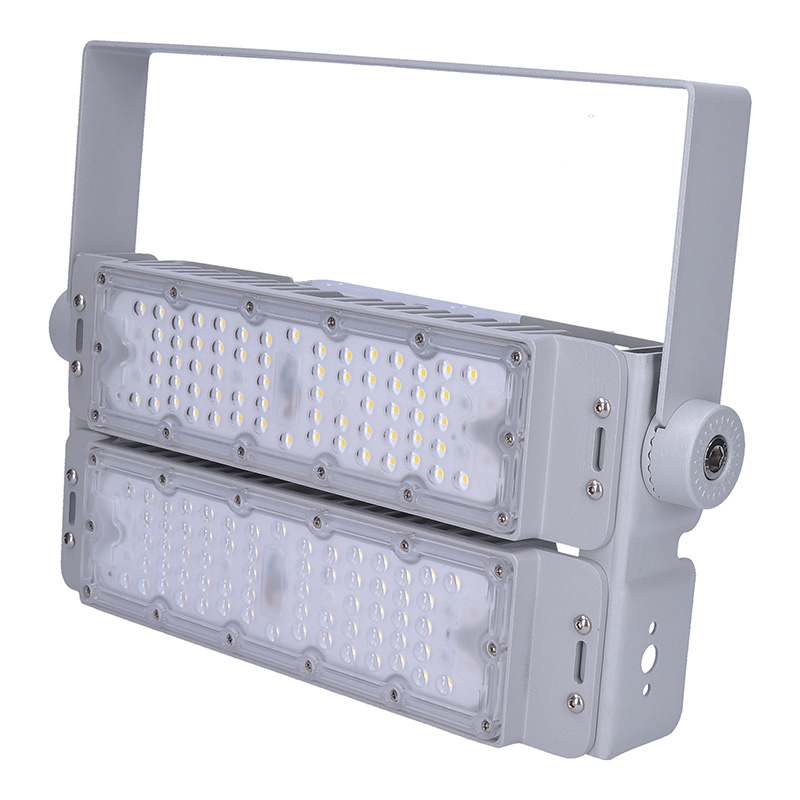 Solight LED venkovní reflektor Pro+2, 100W, 15000lm, 4000K, IP65, šedá