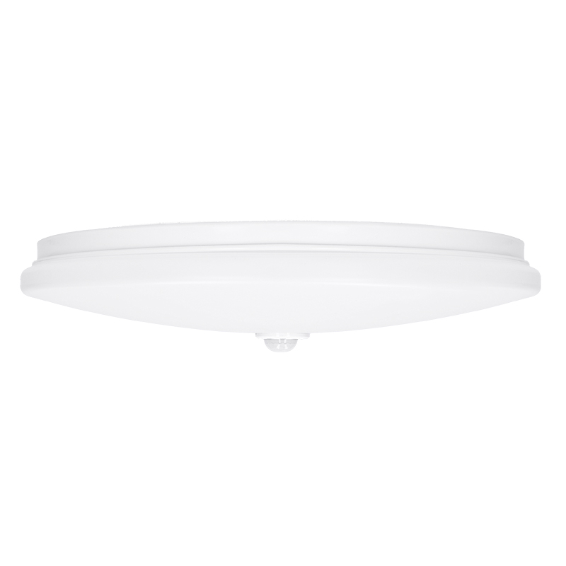 Solight LED stropní světlo PLAIN s PIR sensorem, 18W, 1260lm, 3000K, kulaté, 33cm