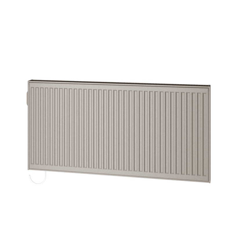 Radiátor Kermi E-Panel Profil horizontální F1E 21 600 x 600 mm, 750 W, regulátor vlevo bez zástrčky, antracit