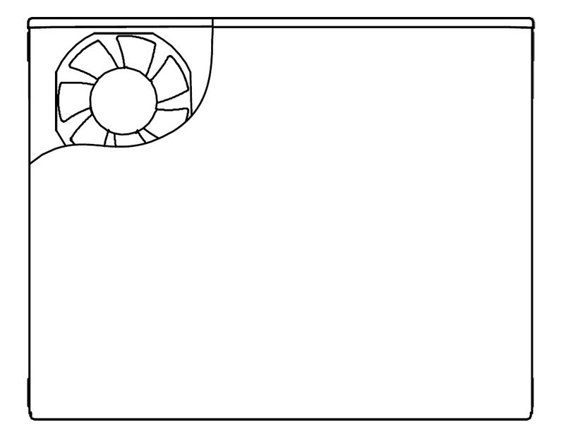 Radiátor Kermi Plan-V x-flair PTV 22 levý 605 x 1005 mm, 703 W, bílá (pro tepelná čerpadla)