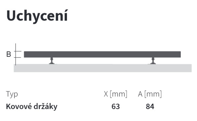 Těleso topné designové Isan Variant Horizontal 1806 x 608 mm, 1027 W, klasické připojení, sněhově bílá RAL 9016