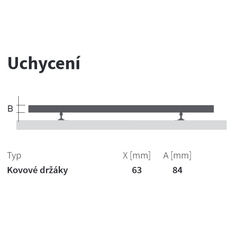 Těleso topné designové Isan Variant Horizontal 1806 x 608 mm, 1027 W, klasické připojení, sněhově bílá RAL 9016