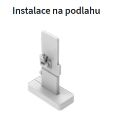 Konvektor Isan Exact K21, 70 x 5400 mm, 2182 W, připojení AD, na zem, s lineární mřížkou, bílá